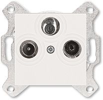 Розетка TV+R+SAT Оконечная без рамки ABB EPJ Levit 1-м. жемчуг картинка